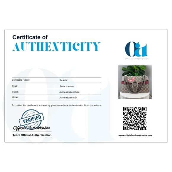 A204💎✨Authentic Gucci Dionysus Shoulder Bag GG Supreme Blooms Small Antique - Picture 8 of 8